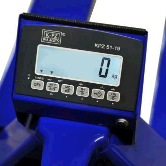 Paletni viličar s tehtnico KPZ 71-9 zaloga do 2.2t / 0,5 KG - Klikni za zapri