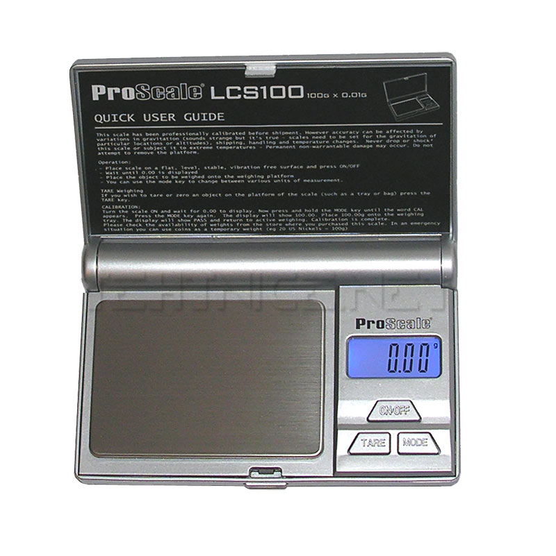 MCS100 Miniaturna tehtnica 100g/0,01g - Klikni za zapri