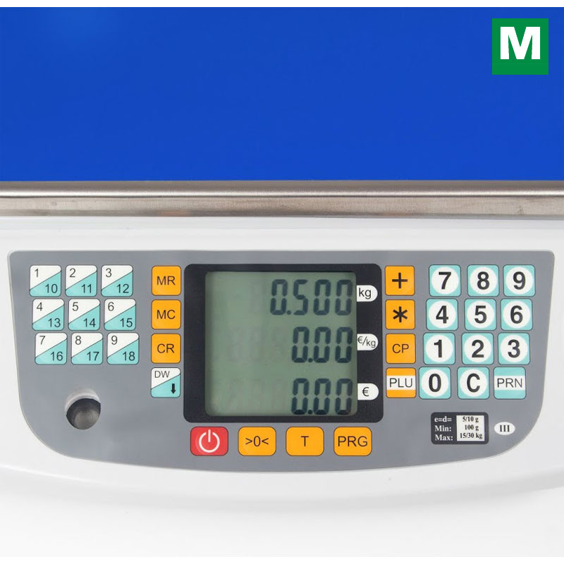 Trgovinska tehtnica EVLplus BM/LM - Klikni za zapri