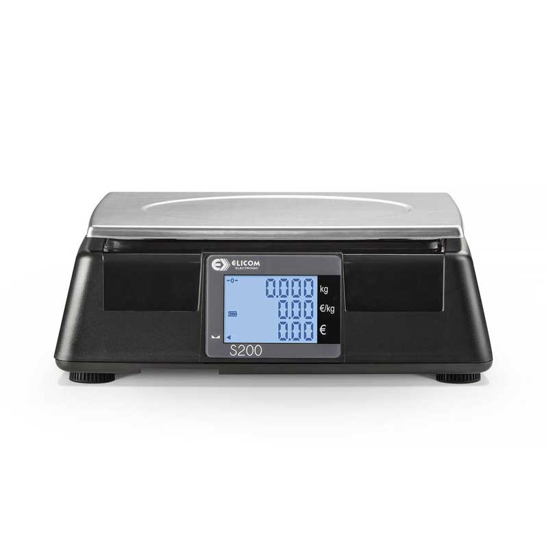 Trgovinska tehtnica 15/30kg S200B Li-On akumulator do 30 dni - Klikni za zapri