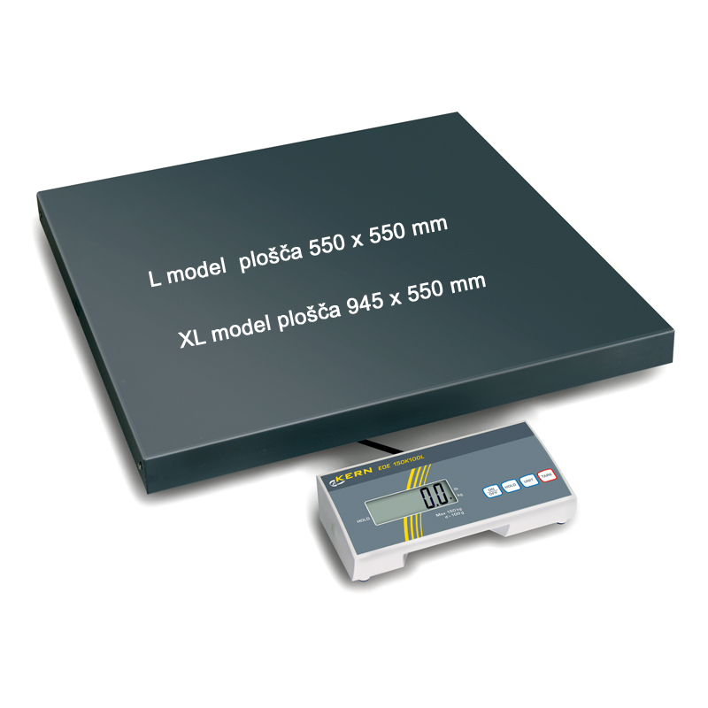 Paketne tehtnice KERN EOE (150 kg velika plošča) - Klikni za zapri