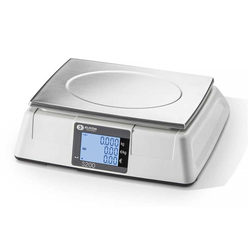 Trgovinska tehtnica 15/30kg S200B Li-On akumulator do 30 dni - Klikni za zapri